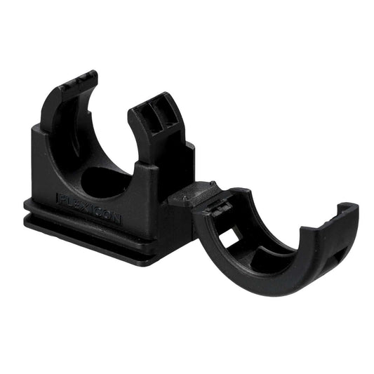 Flexicon FCL Series 21mm Flexible Conduit Clip Black (Pack of 10)