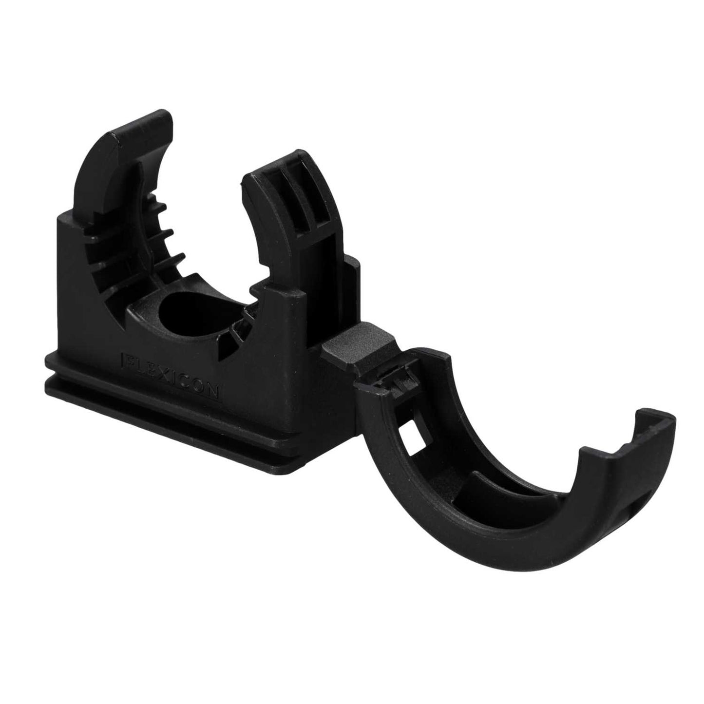 Flexicon FCL Series 25mm Flexible Conduit Clip Black (Pack of 10)
