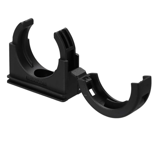 Flexicon FCL Series 34mm Flexible Conduit Clip Black (Pack of 10)