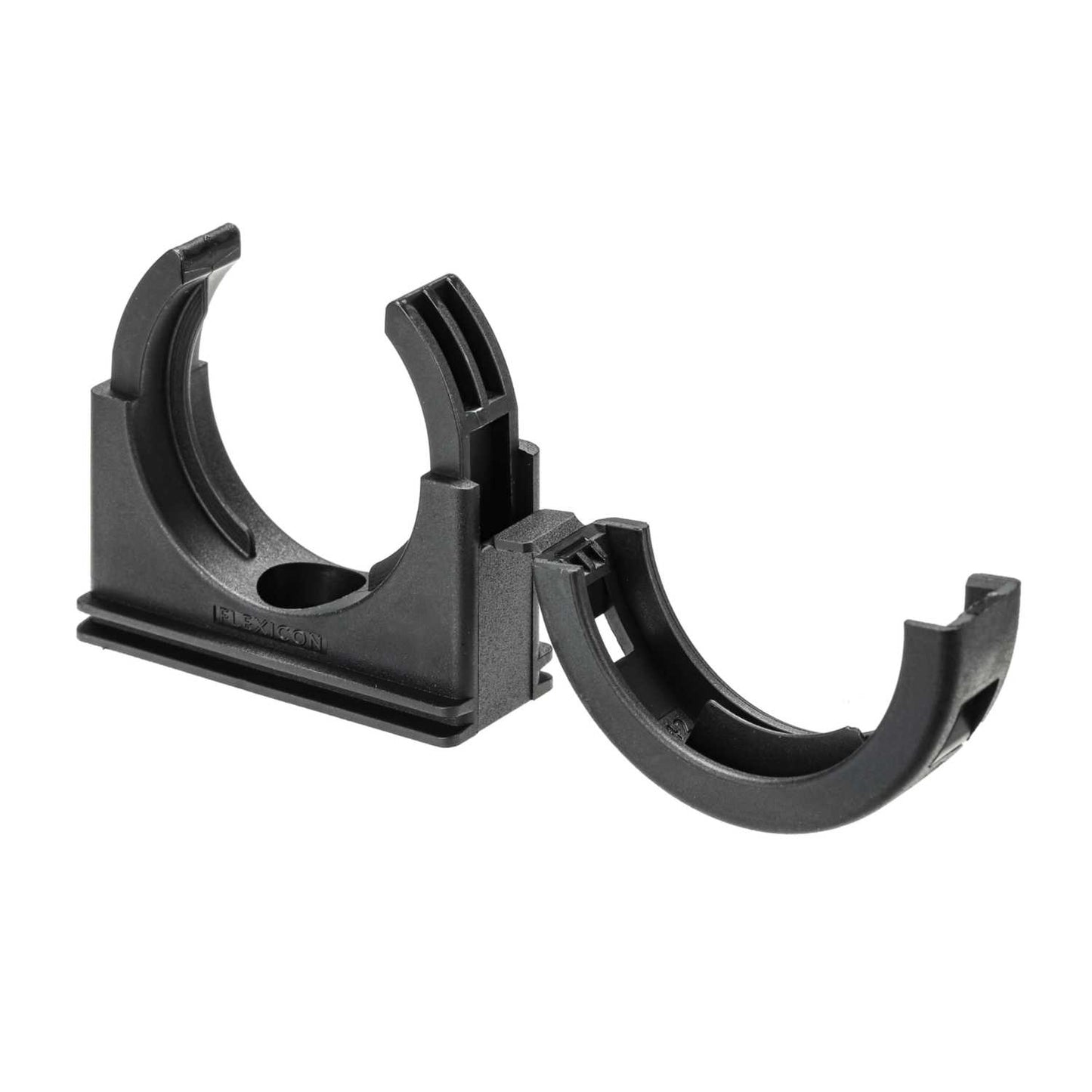 Flexicon FCL Series 42mm Flexible Conduit Clip Black (Pack of 5)