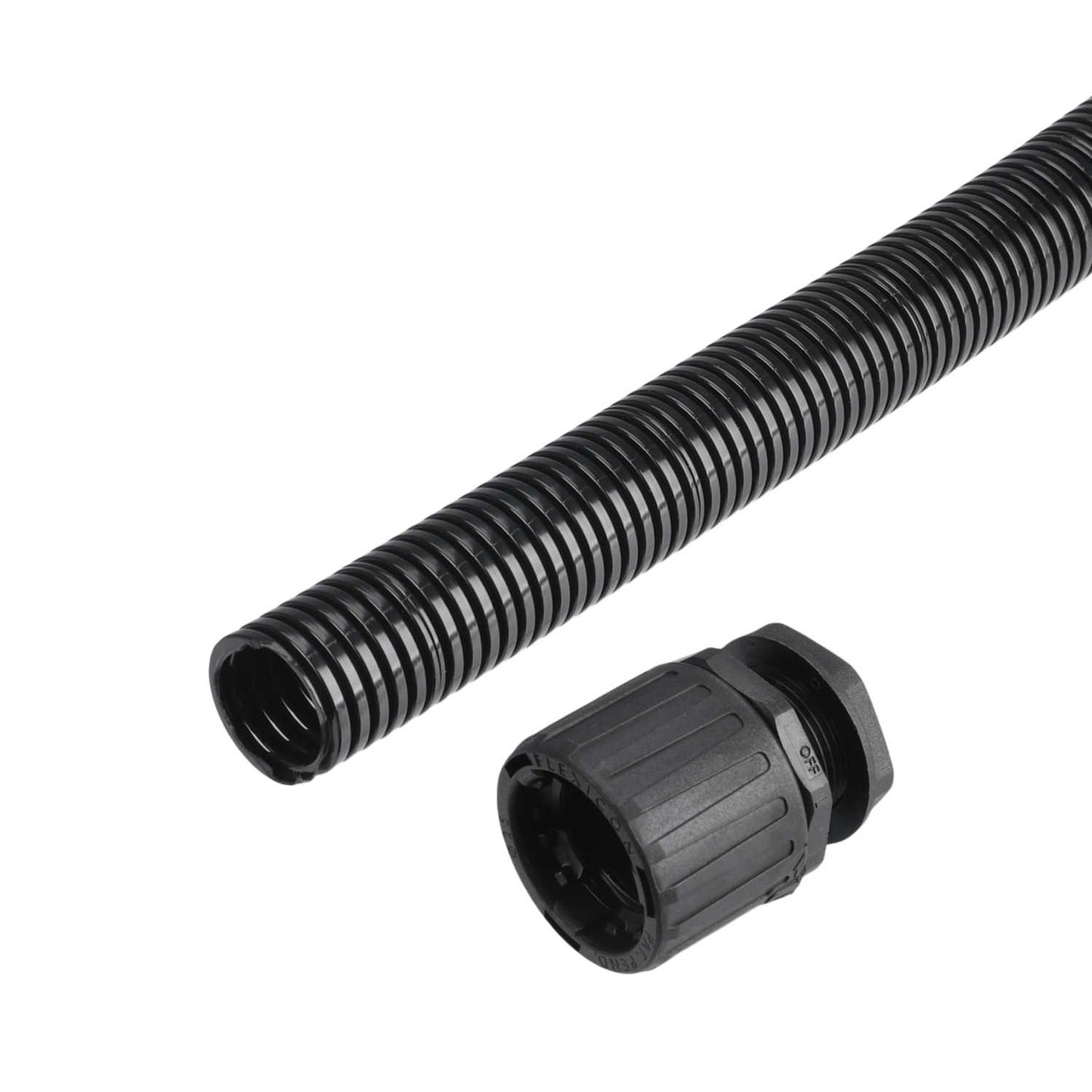 Flexicon Fpas Range 25mm Nylon Flexible Conduit Contractor Pack (10m Reel and 10 Glands)