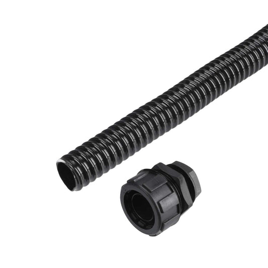 Flexicon FPC Range 25mm PVC Spiral Conduit Contractor Pack (10m Reel and 10 Glands)