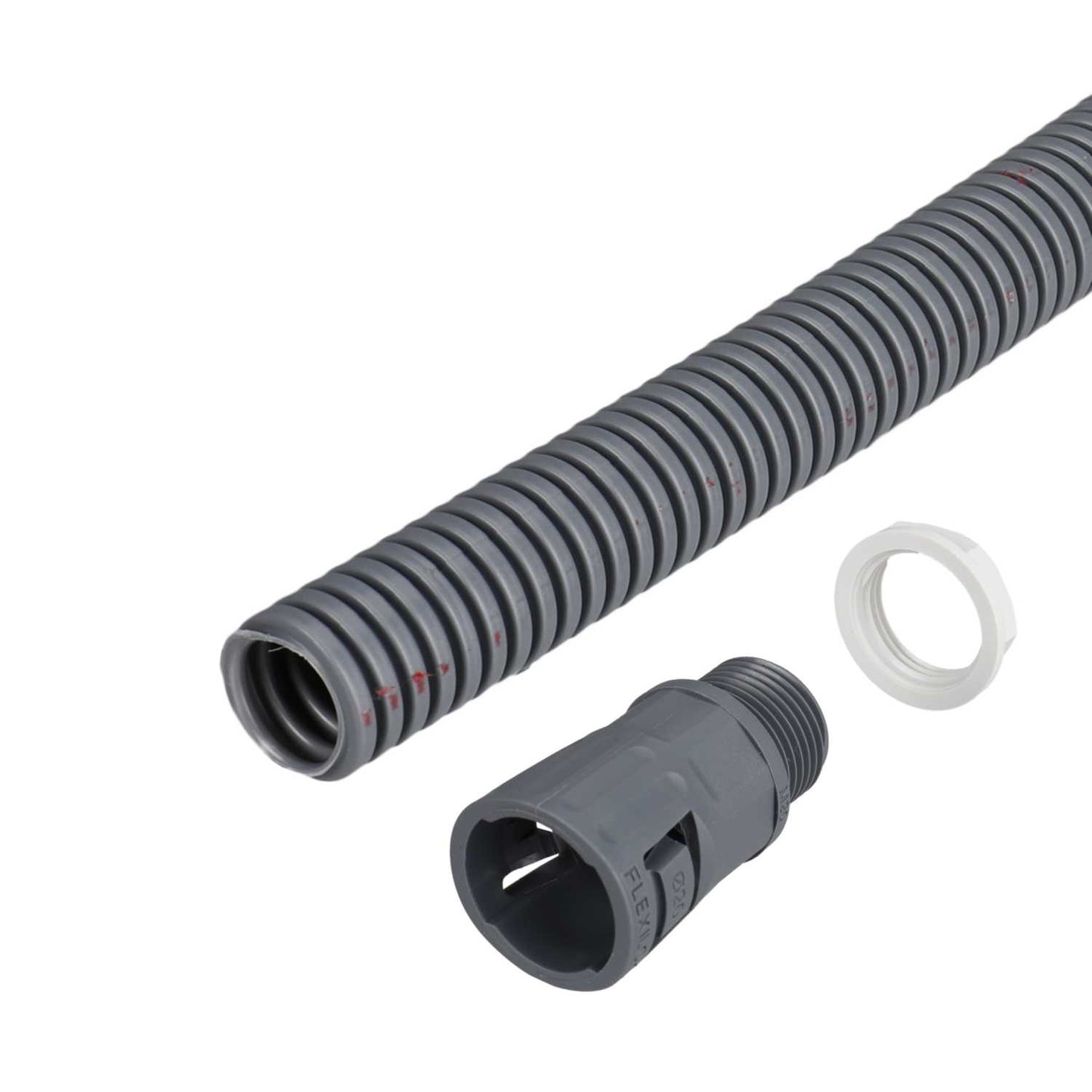 Flexicon FPP 20mm Polypropylene Conduit Contractor Pack Grey (10m Reel and 10 Glands)