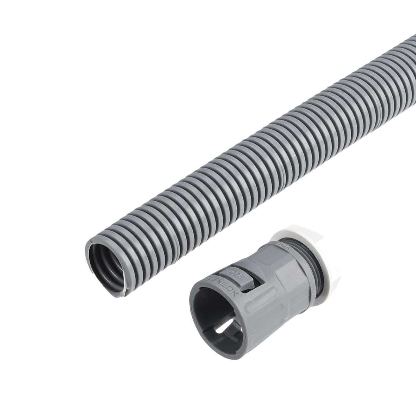 Flexicon FPP 25mm Polypropylene Conduit Contractor Pack Grey (10m Reel and 10 Glands)