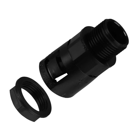 Flexicon FPPFLK-CP20B 20mm IP66 Polyprop Gland and Locknut Black (Pack of 10)