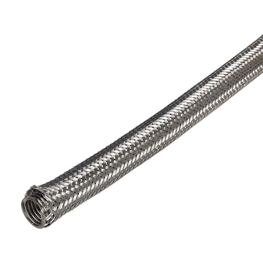 Flexicon Fssbrd Range 32mm Stainless Steel Corrugated Conduit with Overbraid (25m reel)