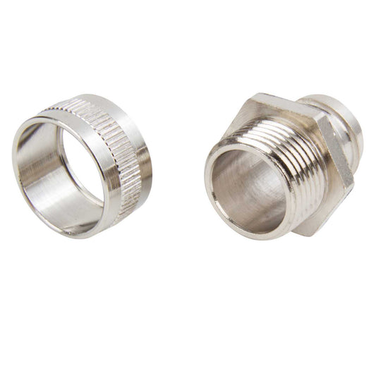 FU Range 20mm Fixed Male Gland for Flexible Conduit (Sold in 1's)