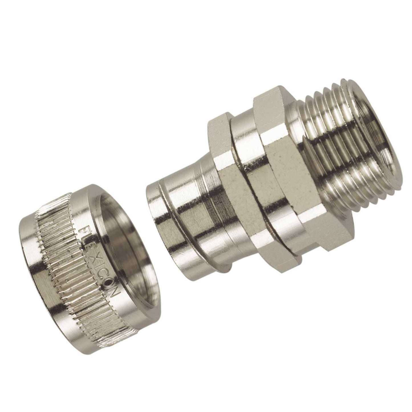 FU Range 16mm Swivel Male Gland for Flexible Conduit (Sold in 1's)