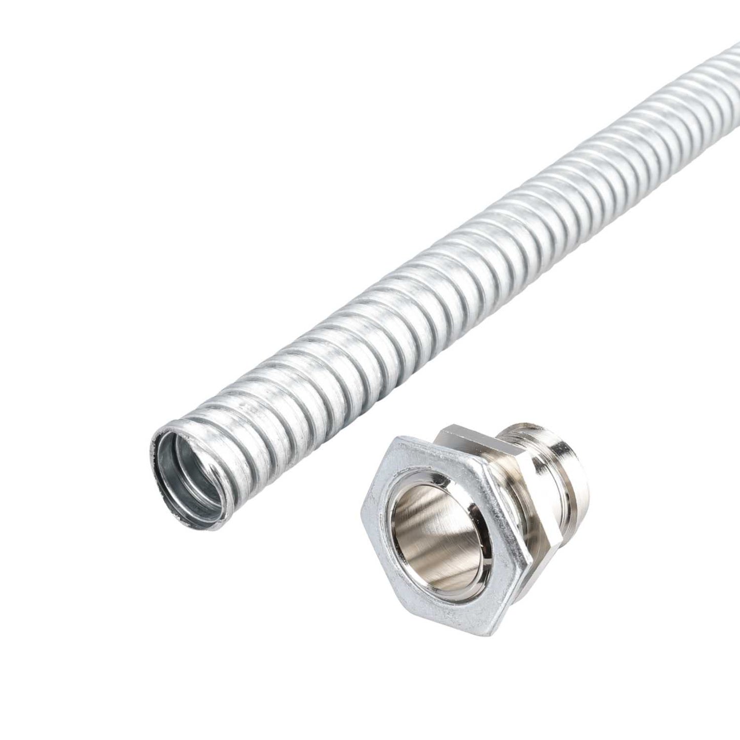 Atkore Koreflex 25mm Galvanised Steel Flexible Conduit Pack (10m Reel and 10 Glands)