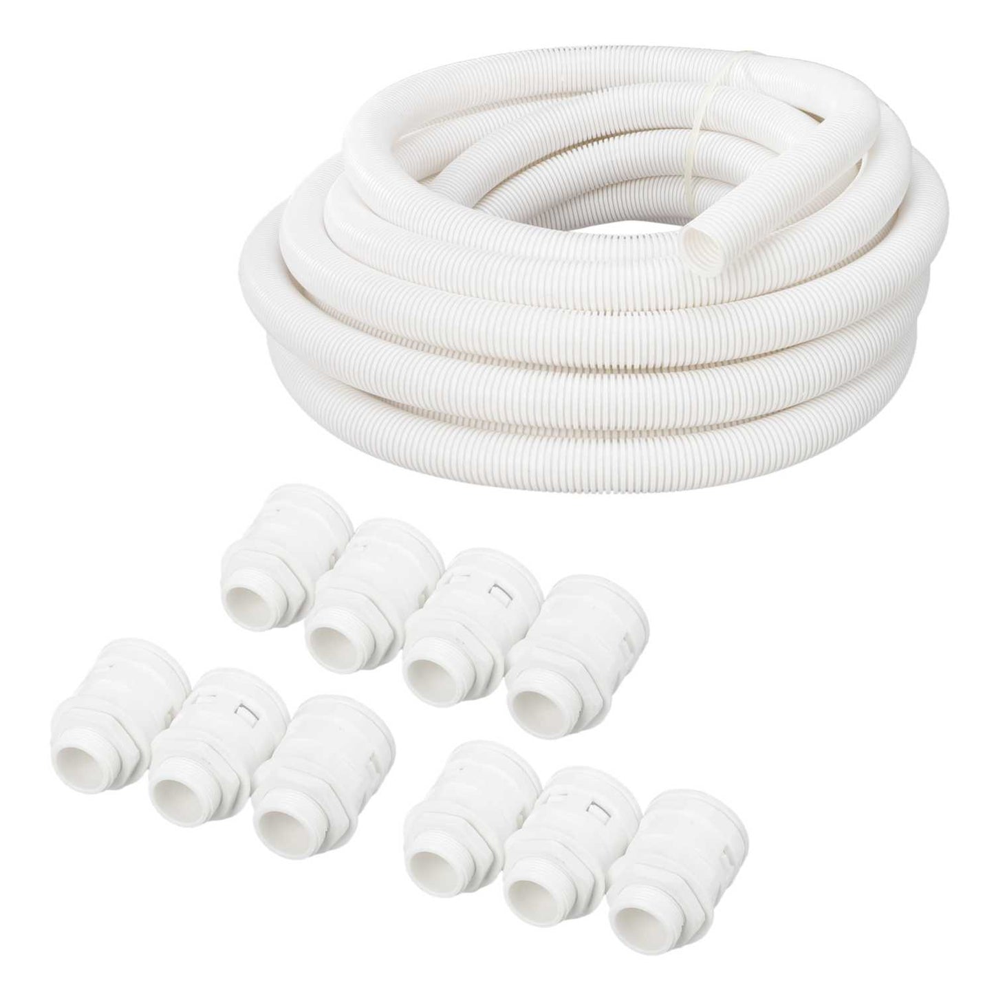Atkore Koreflex 25mm Conduit Contractor Pack White (10m Reel and 10 Glands)