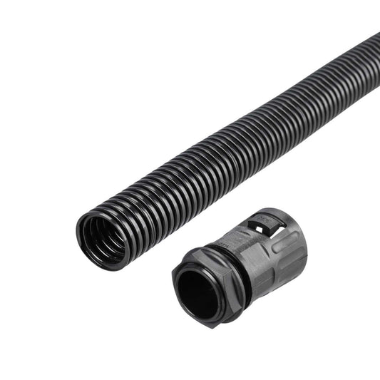 Atkore Koreflex 25mm Nylon Conduit Contractor Pack Black (10m Reel and 10 Glands)