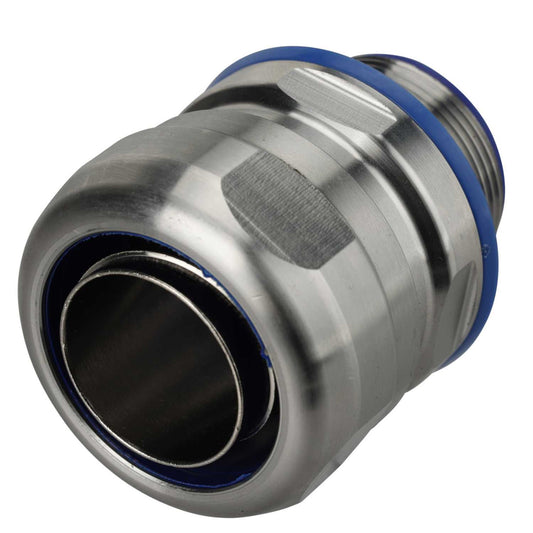 LPC Range 32mm Male Fixed Stainless Steel Conduit Gland (Sold in 1's)