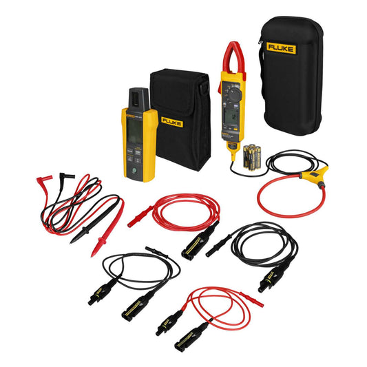 Fluke 393FC Trms Clamp Meter with iFlex Solar Irradiance Meter and MC4 Solar Lead Set