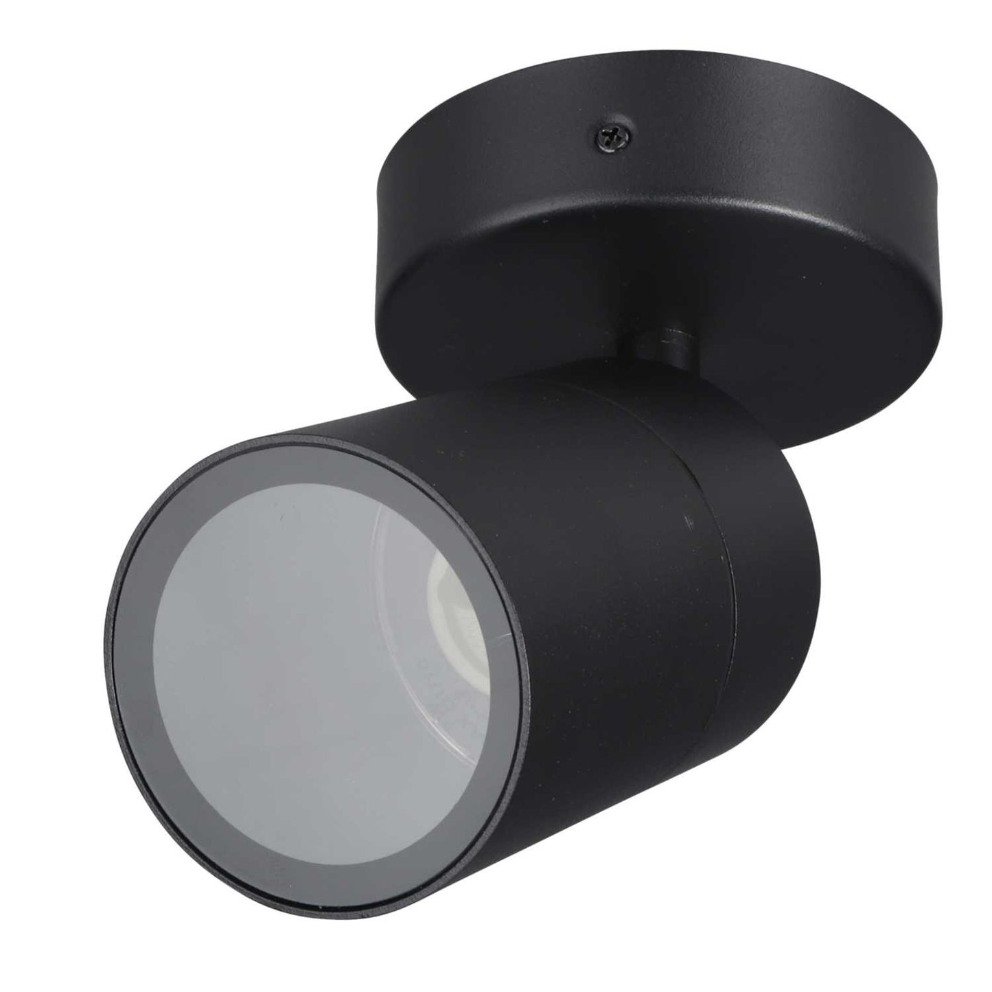 Forum Leto 1 GU10 Adjustable Spotlight Black IP65