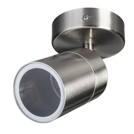 Forum Leto 1 GU10 Adjustable Spotlight Stainless Steel IP65