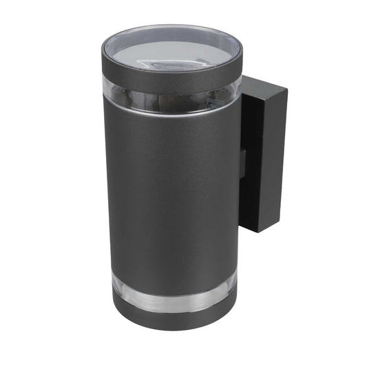 Forum Lens GU10 Up / Down Wall Light Anthracite