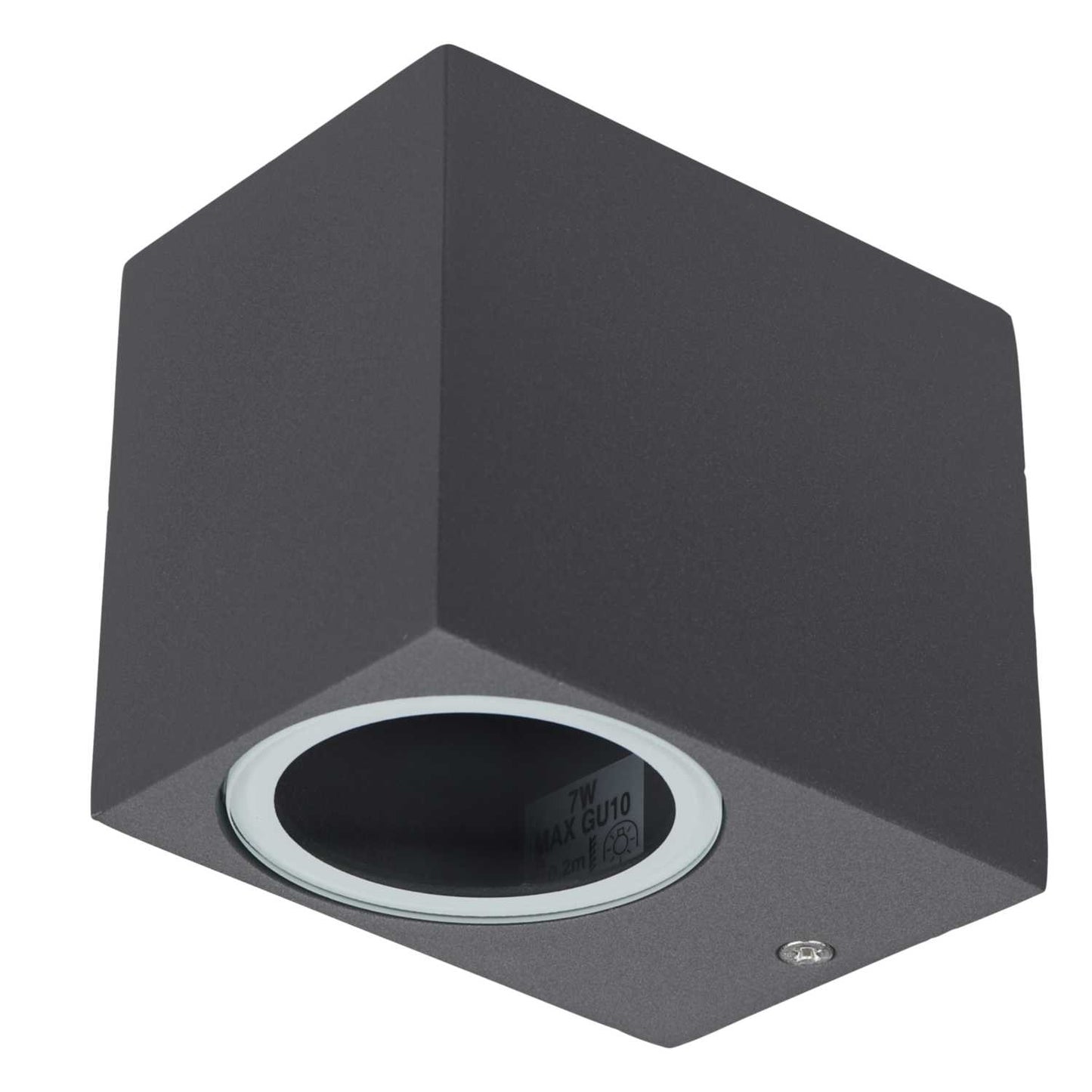 Forum Fleet GU10 Square Down Wall Light Anthracite