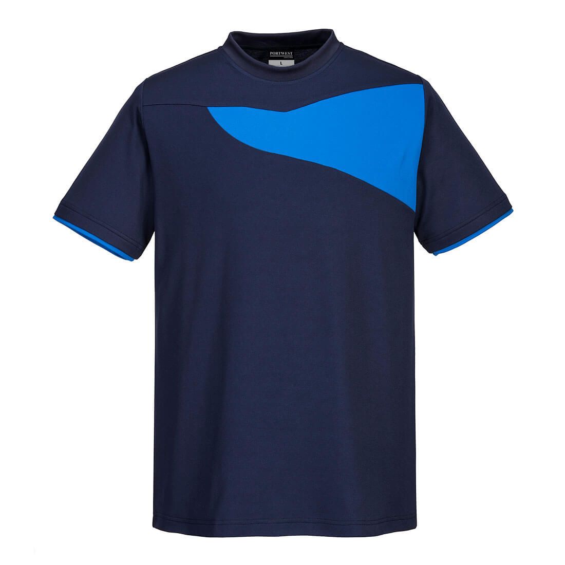 PW2 Cotton Comfort T-Shirt S/S, L, R, Navy/Royal