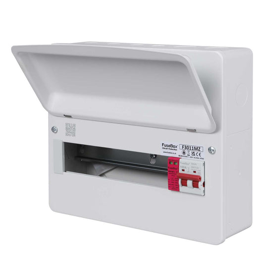 Fusebox 11 Way Consumer Unit with 100A Main Switch and Type 2 SPD