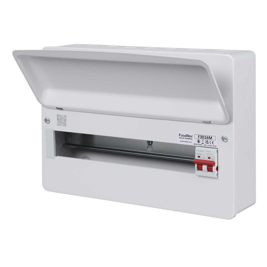 Fusebox 16 Way Consumer Unit with 100A Main Switch
