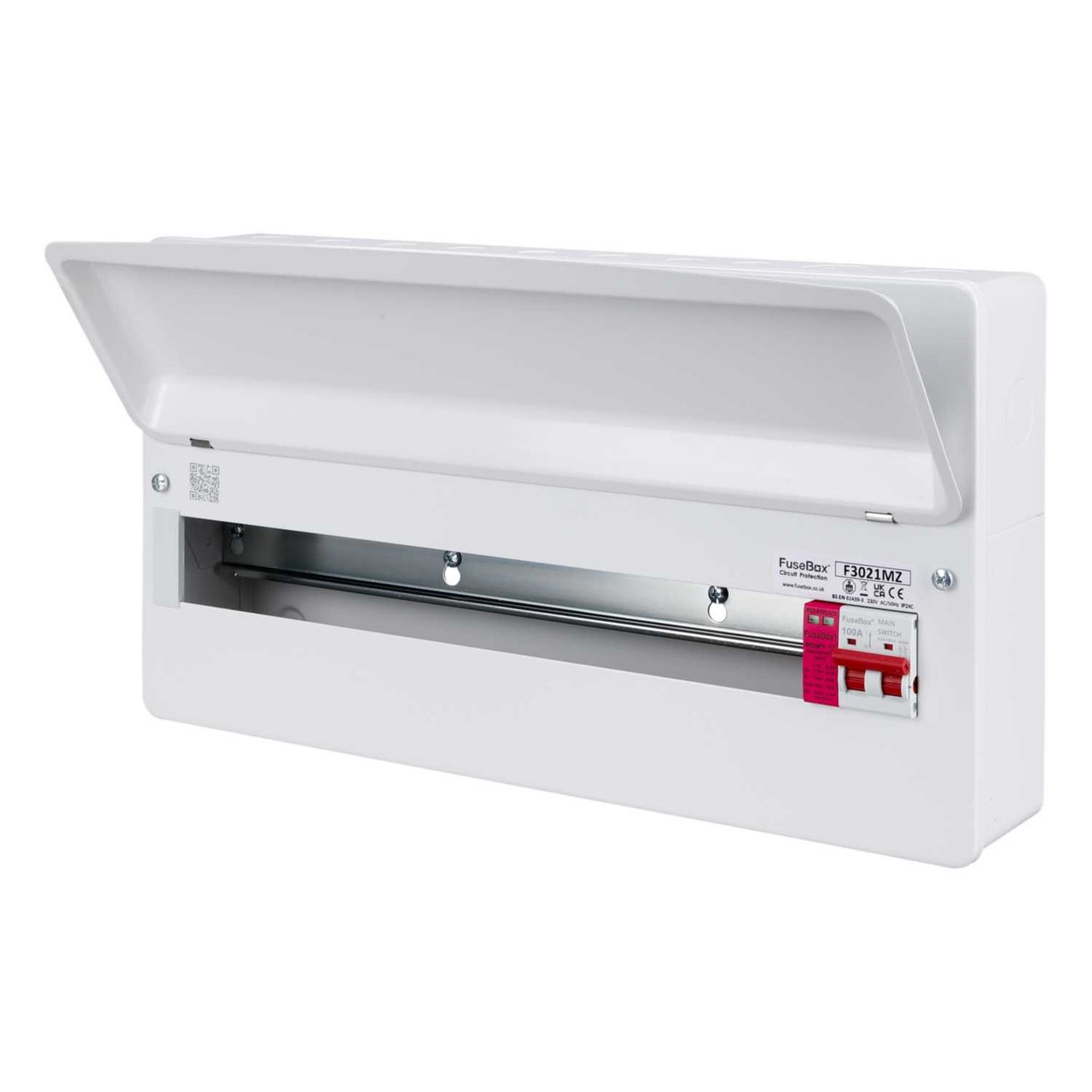 Fusebox 21 Way Consumer Unit with 100A Main Switch and Type 2 SPD