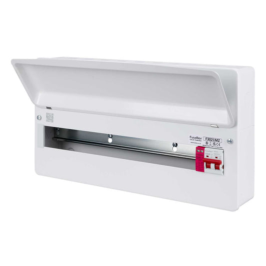 Fusebox 21 Way Consumer Unit with 100A Main Switch and Type 2 SPD