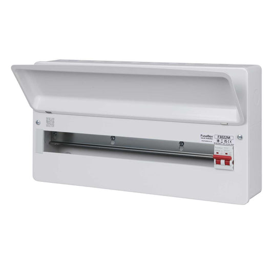 Fusebox 22 Way Consumer Unit with 100A Main Switch