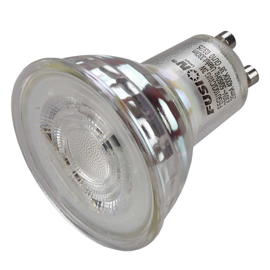 Fusion Essential 3W GU10 LED Non Dimmable Glass Lamp 4000K