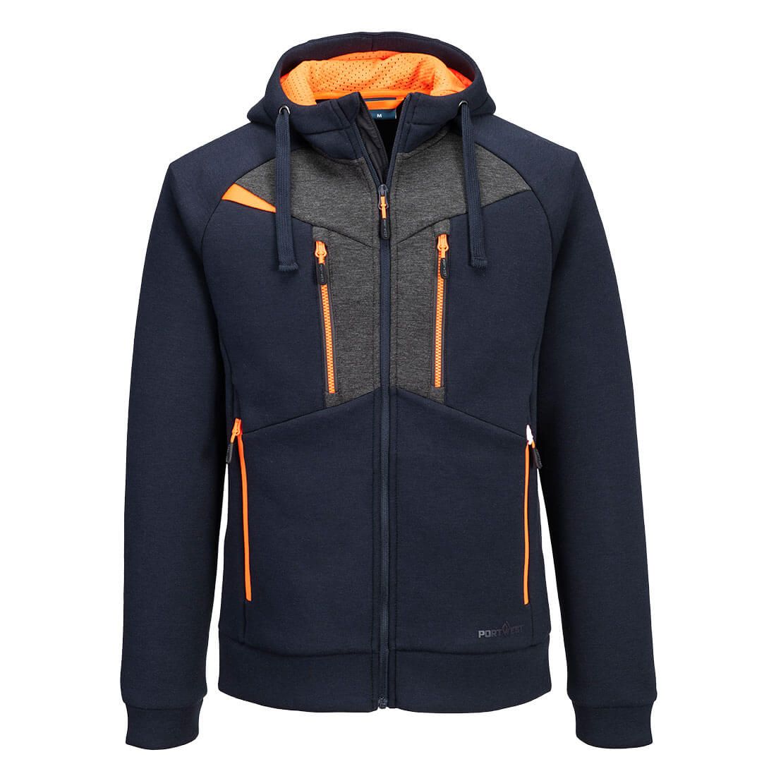 DX4 Zipped Hoodie , L, R, Dark Navy