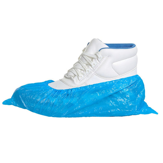 Disposable PE Overshoes (PK6000), , , Blue