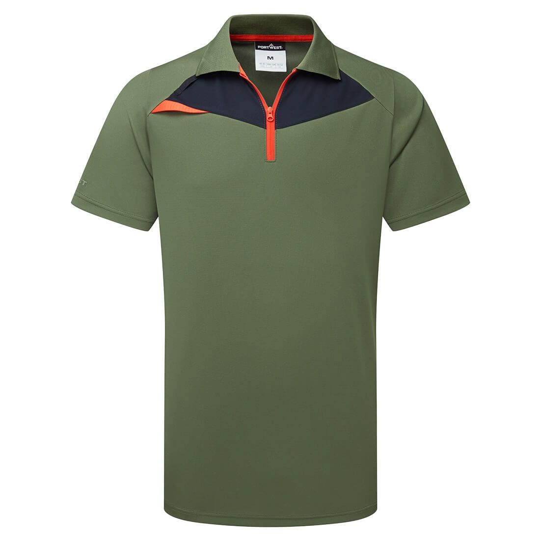 DX4 Polo Shirt S/S, L, R, Moss Green