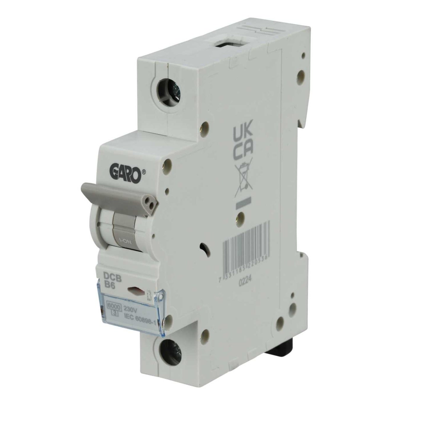 Garo 6A Single Pole 6kA B Curve MCB