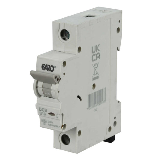 Garo 10A Single Pole 6kA B Curve MCB