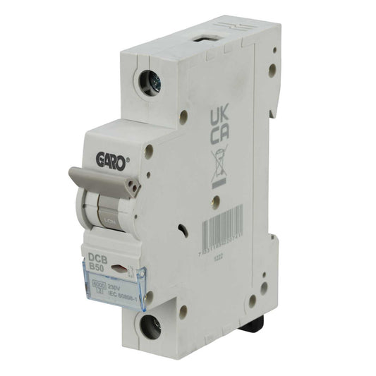 Garo 50A Single Pole 6kA B Curve MCB