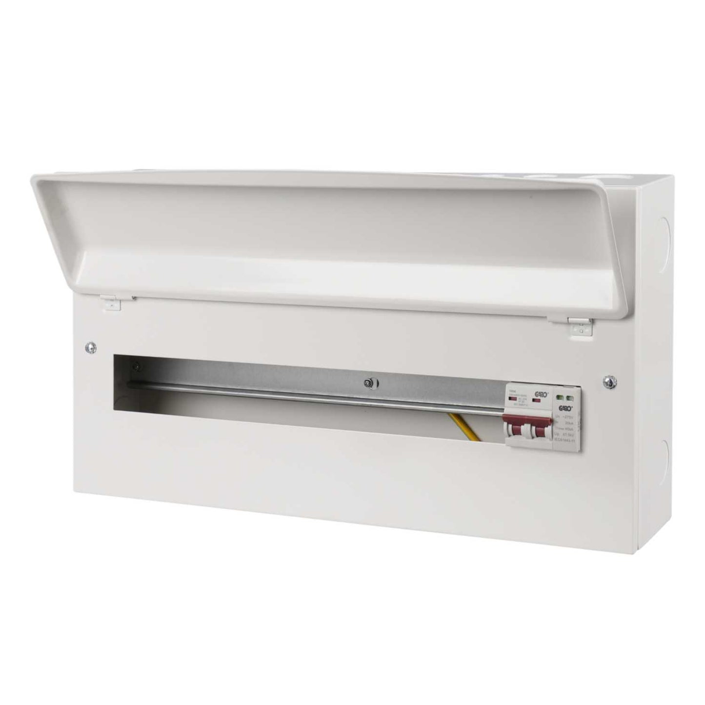 Garo 19 Way 100A Isolator Incomer Metal Clad Consumer Unit with Type 2 SPD