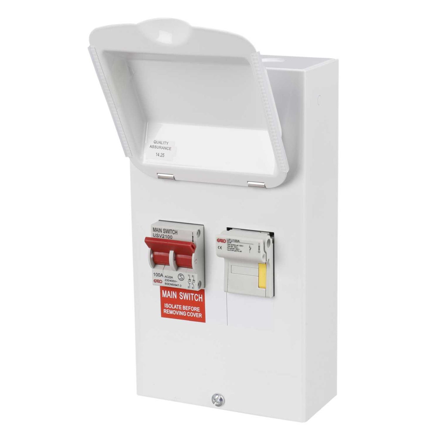 Garo 100A SP+N Metal Switch Fuse
