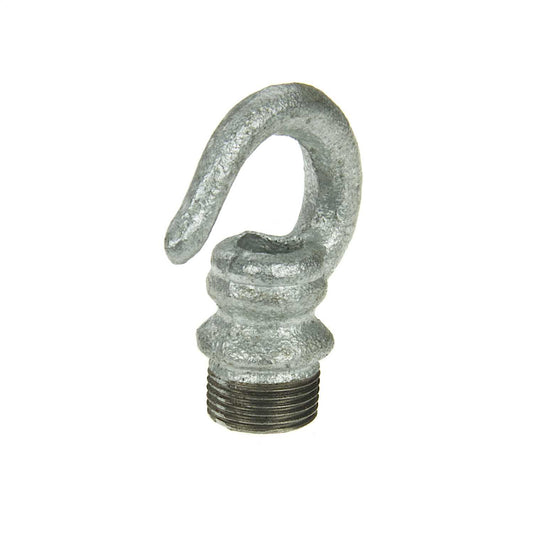20mm Galvanised Screwed Male Hooks (Sold in 1's)