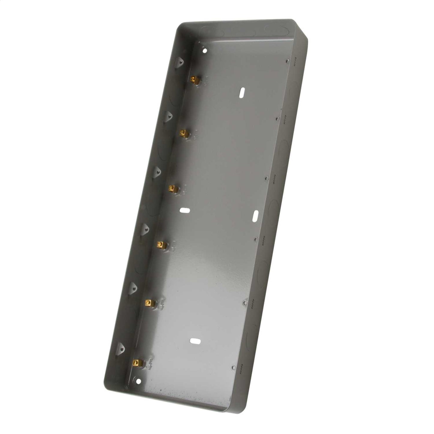 Schneider GET 18 and 24 Gang Surface Metal Back Box with Knockouts