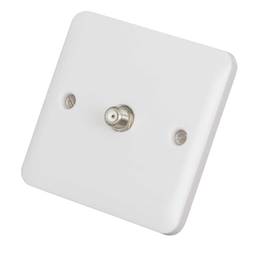 Schneider Lisse 1 Gang Satellite Socket