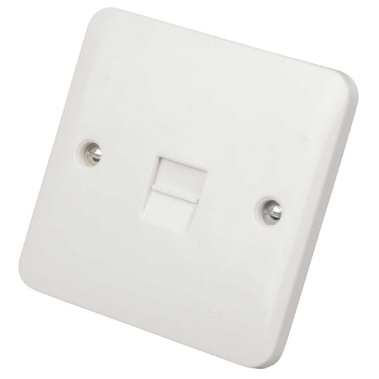 Schneider Lisse 1 Gang Secondary Telephone Socket