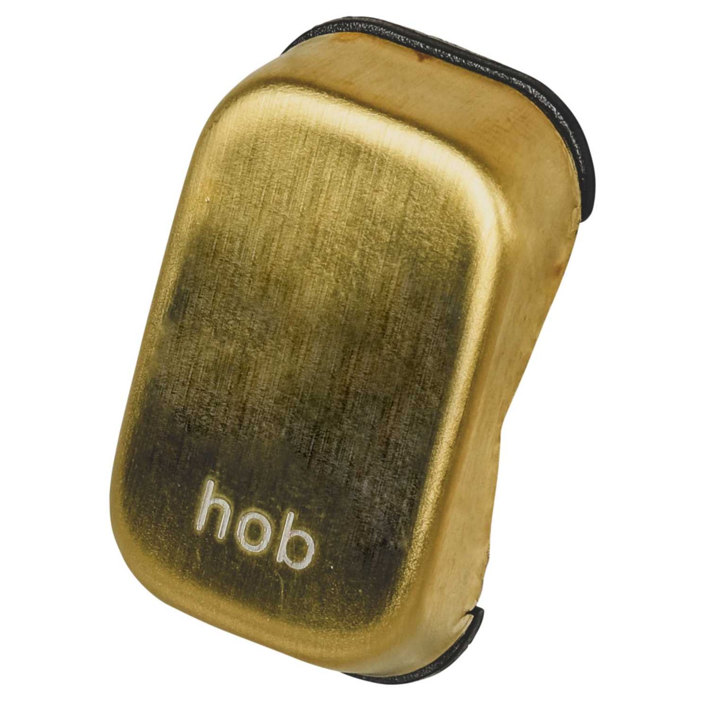Schneider Lisse Deco Rocker Cap marked Hob Satin Brass (Pack of 6)