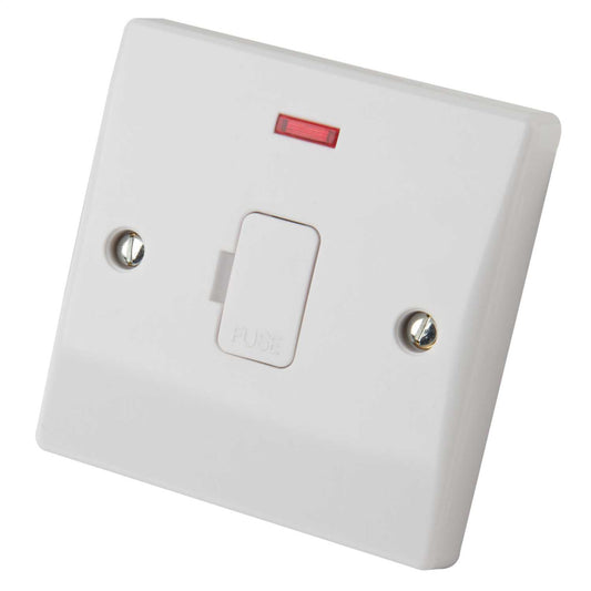 Schneider GET Ultimate 13A Unswitched Fused Spur with Neon and Flex Outlet