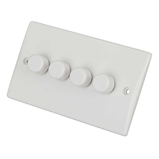 Schneider GET Ultimate 75W 4 Gang 2 Way LED Dimmer Switch
