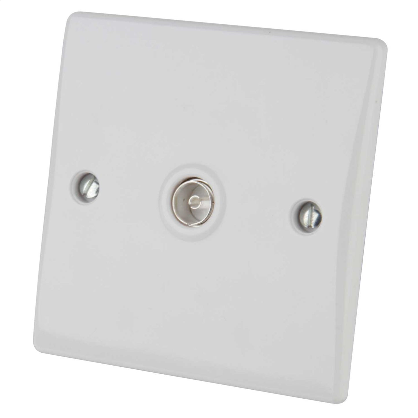 Schneider GET Ultimate 1 Gang Coaxial Socket White
