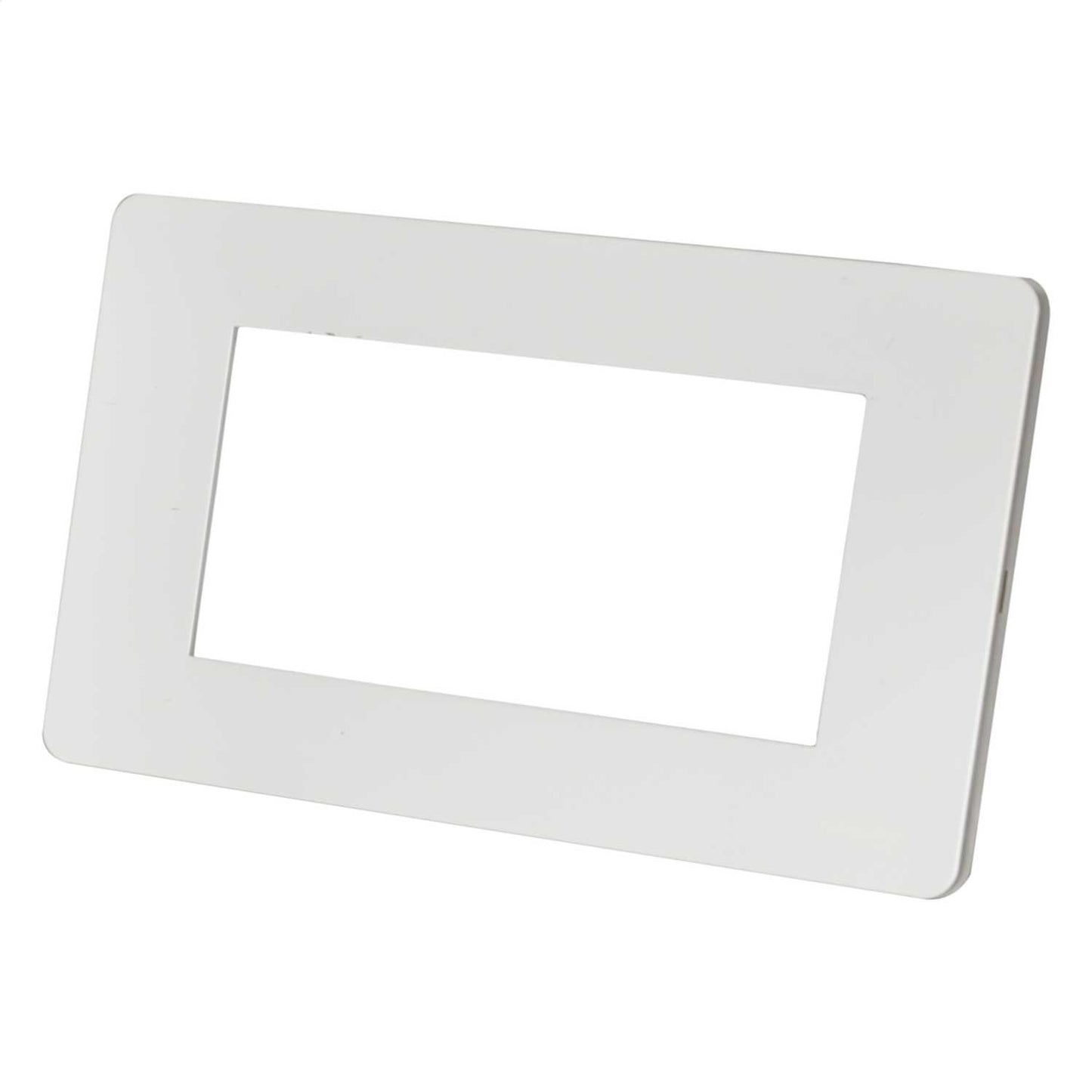 Schneider GET Ultimate 2 Gang 4 Module Screwless Face Plate Painted White