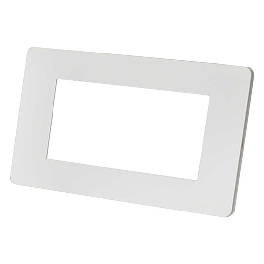 Schneider GET Ultimate 2 Gang 4 Module Screwless Face Plate Painted White