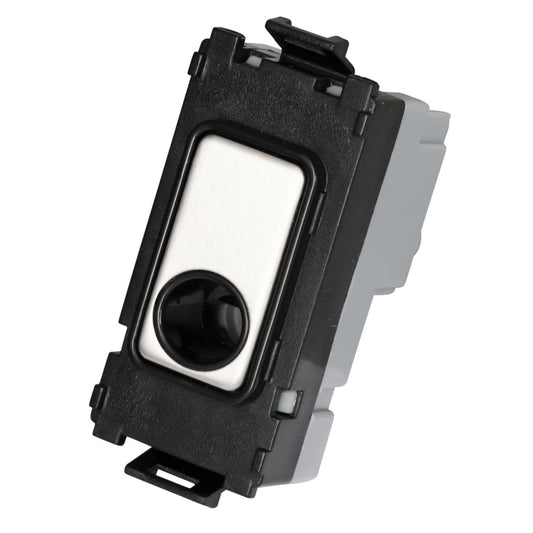 Schneider GET Ultimate Grid Flex Outlet Stainless Steel Black Insert