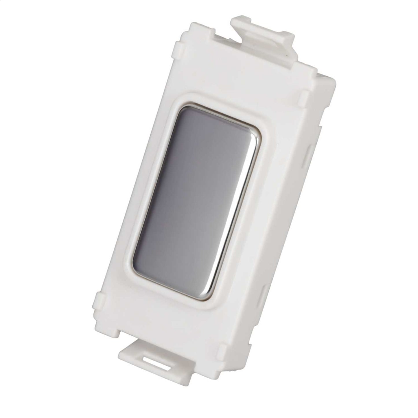 Schneider GET Ultimate Grid Blank Mirror Steel White Insert