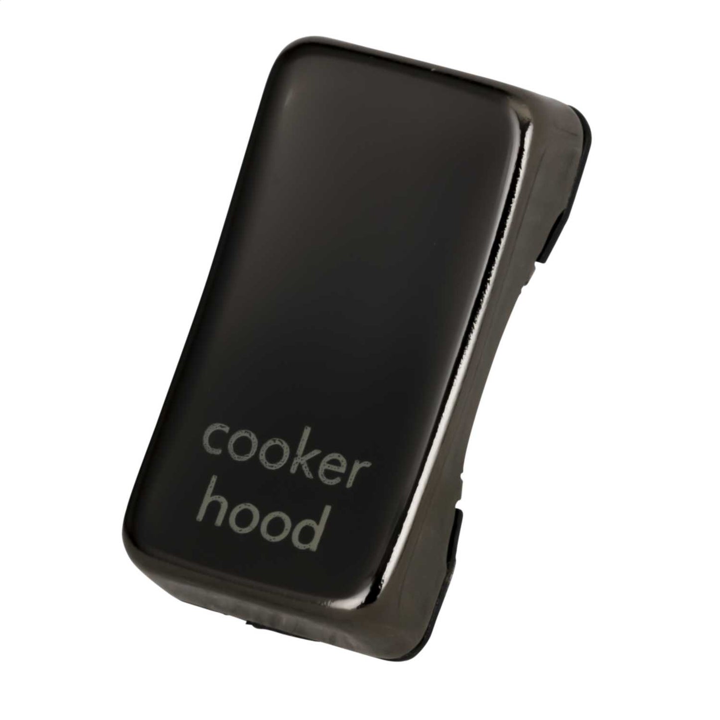 Schneider GET Ultimate Grid Switch Rocker Cap marked Cooker Hood Black Nickel (Pack of 6)