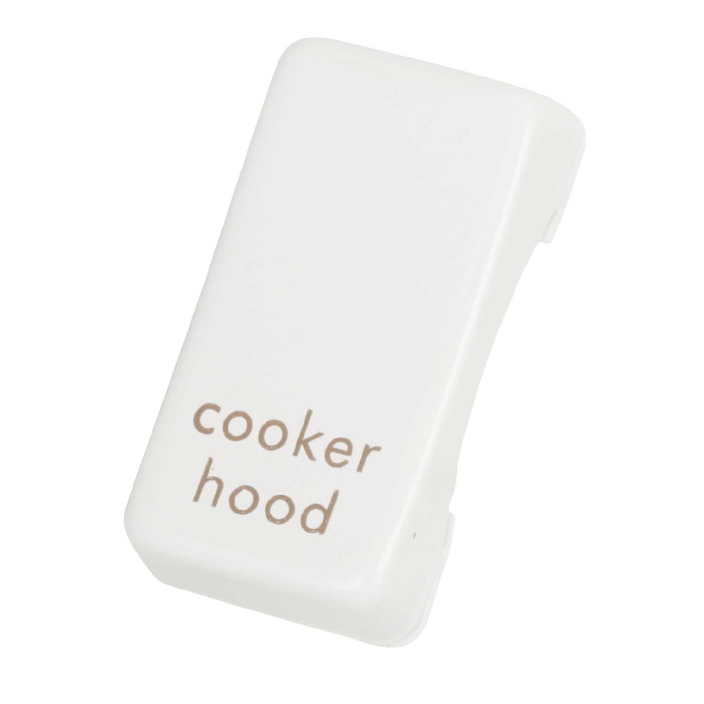 Schneider GET Ultimate Grid Switch Rocker Cap marked Cooker Hood Painted White (Pack of 6)
